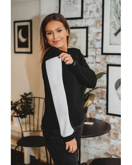 CUSTOM SIDE SWEATSHIRT BLACK