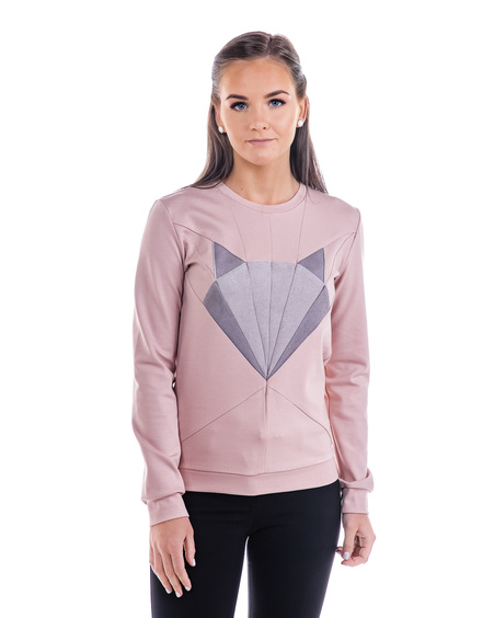 GREY FOX SWEATSHIRT PINK