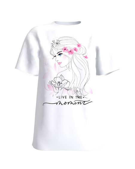 BEATIFUL MOMENT T-Shirt H UNISEX white