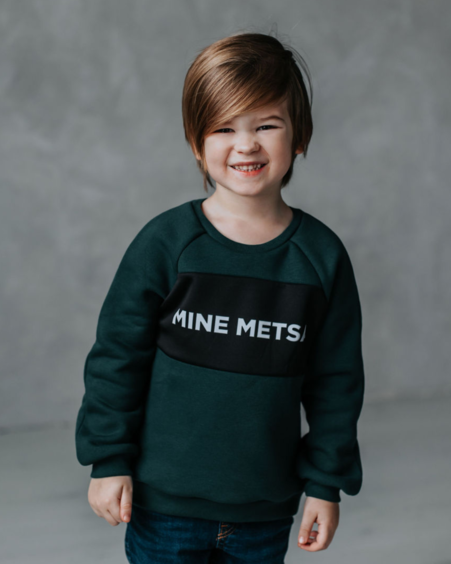 MINE METSA KIDS SWEATSHIRT GREEN