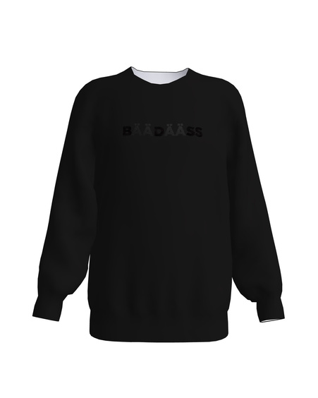 BÄÄDÄSS KIDS SWEATSHIRT BLACK