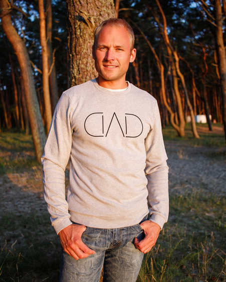 DAD SWEATSHIRT LIGHT GREY