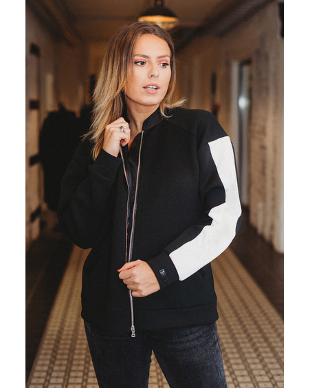 CUSTOM BLACK BOMBER