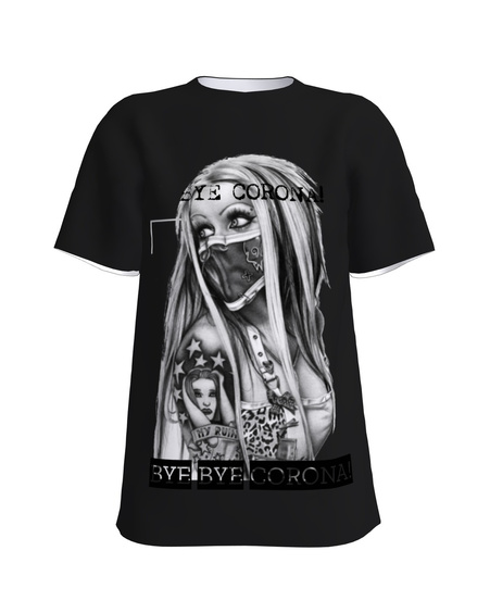 Bye Bye Corona! T-Shirt H UNISEX black