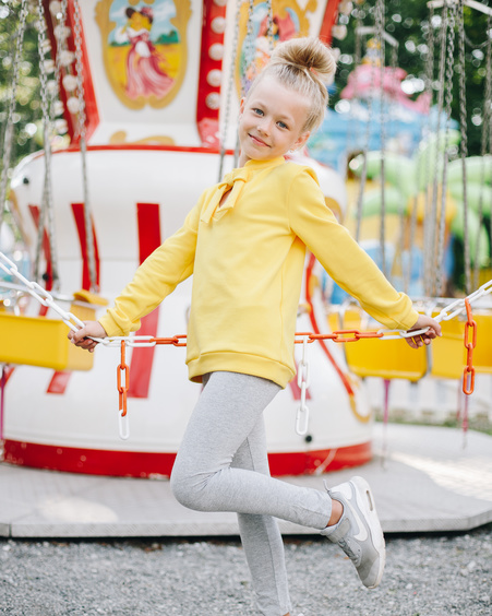 DOLLABLE KIDS SWEATSHIRT YELLOW
