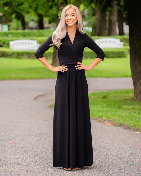 ELEGANT MAXI DRESS BLACK