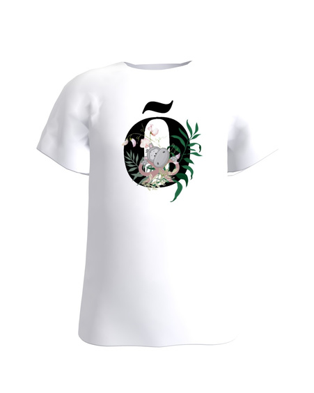LETTER Õ KIDS T-SHIRT WHITE