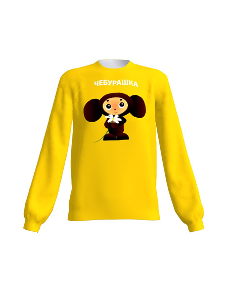 TŠEBURASKA WOMAN SWEATSHIRT YELLOW