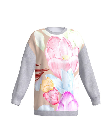 AKINDE OVERSIZE SWEATSHIRT GREY
