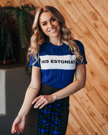 MIS ESTONIA? WAVE T-SHIRT BLUE