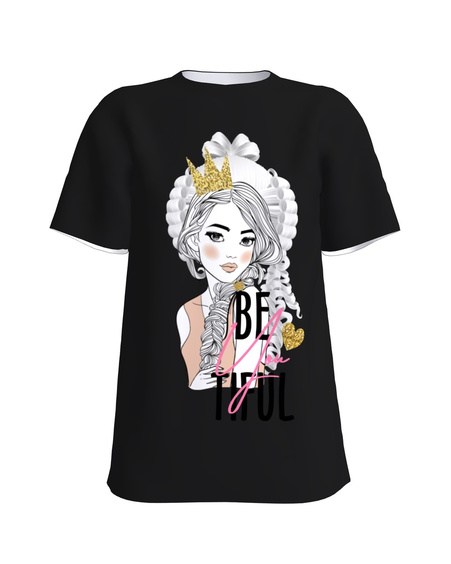 PRINCESS T-Shirt H UNISEX black
