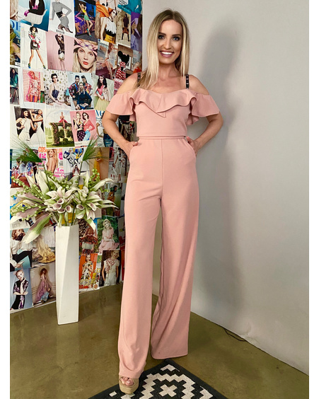 FRILL TD JUMPSUIT BLUSH