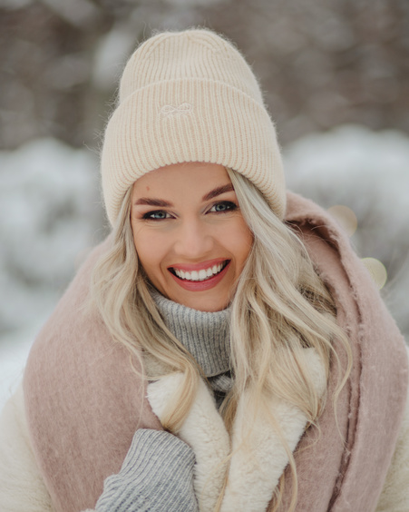 TD SIGNATURE WINTER HAT CREAM