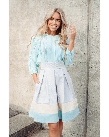 TRIO PETUNIA GREY SKIRT