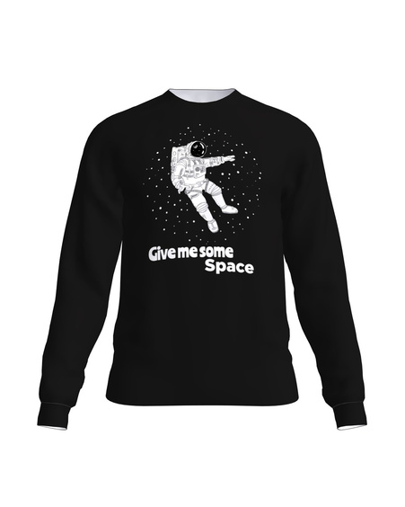 RAGLAN MEN SWEATSHIRT BLACK