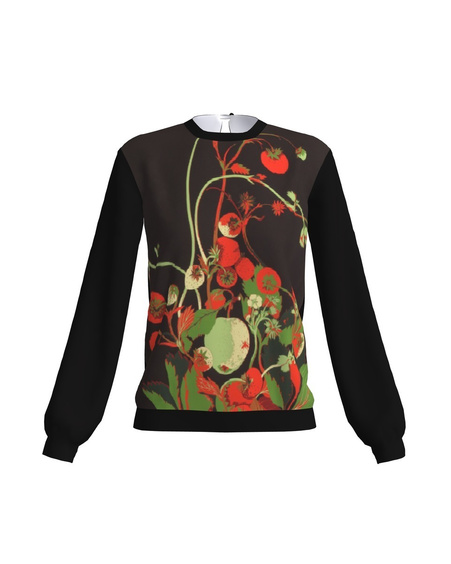 BLACK STRAWBERRIES SWEATER