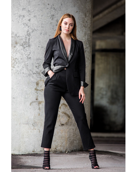 SKINNY TROUSERS BLACK