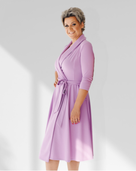 MOON MIDI DRESS LILAC