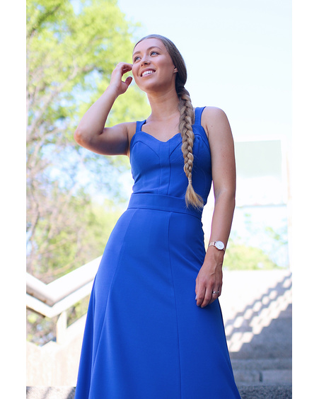 BLUE FLOWER BOMB TOP
