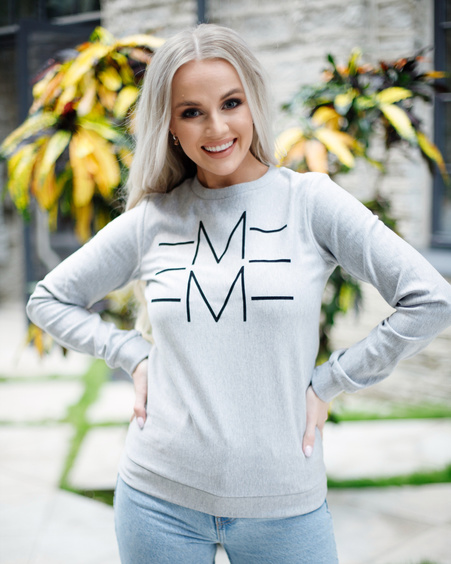 EMME SWEATSHIRT LIGHT GREY
