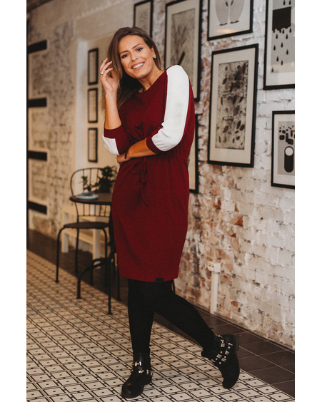 CUSTOM BORDEAUX J-DRESS