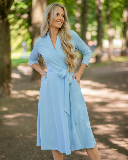 MOON MIDI DRESS SKY BLUE