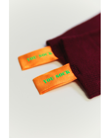 BORDEAUX HENSUGUSTA SIGNATURE SOCKS