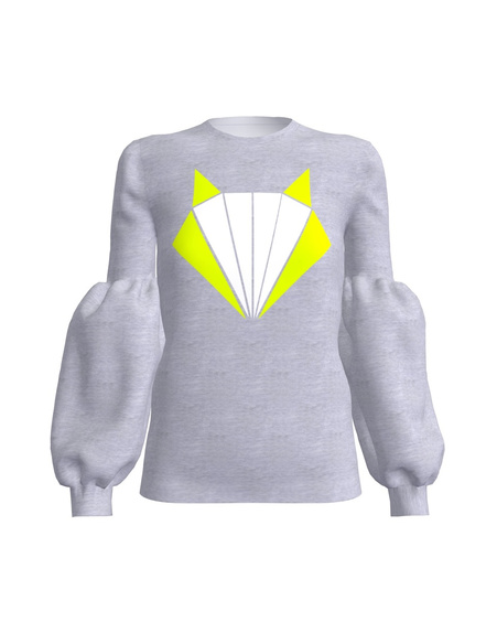 COLOR FOX  ALICE SWEATSHIRT LIGHT GREY