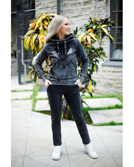 SWEATPANTS WOMEN ACID WASH
