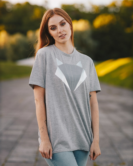 SILVER FOX UNISEX T-SHIRT LIGHT GREY
