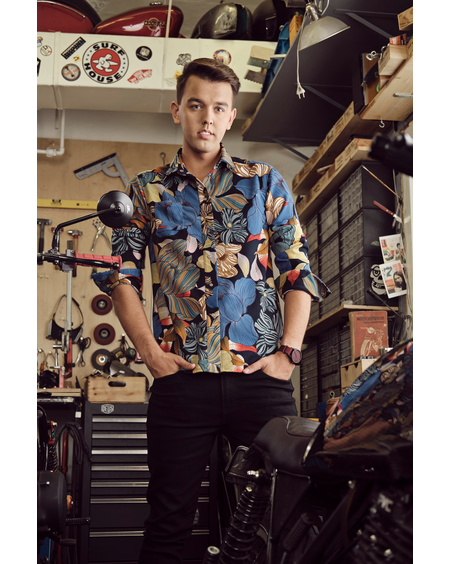 FLOWER PRINT SHIRT