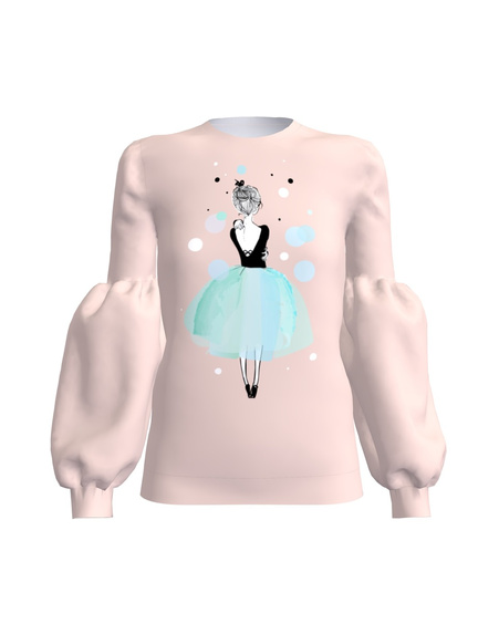 WINTER GIRL ALICE SWEATSHIRT PEACHY
