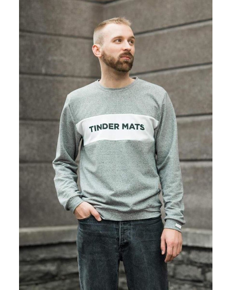 TINDER MATS GREY SWEATER