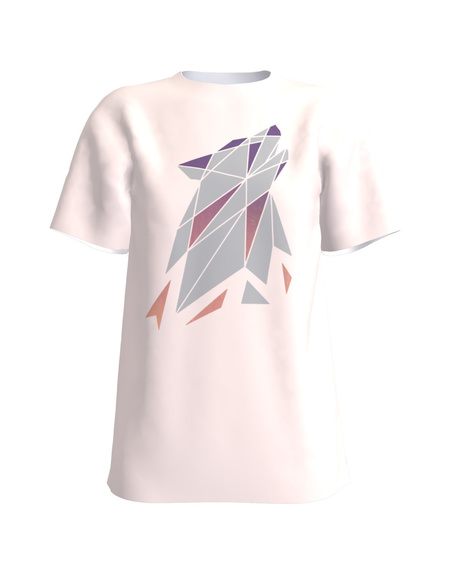 WOLF SLIM T-SHIRT PEACHY PINK