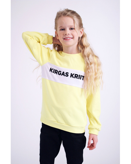 KIRGAS KRIIT KIDS SWEATSHIRT YELLOW