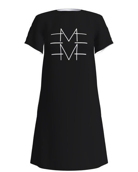 EMME PRINT DRESS BLACK
