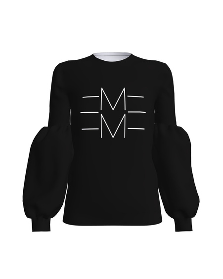 EMME ALICE SWEATSHIRT BLACK
