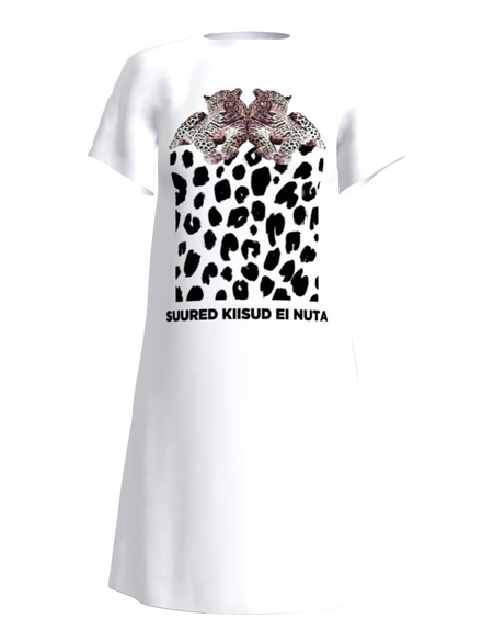 SUURED KIISUD EI NUTA DRESS WHITE