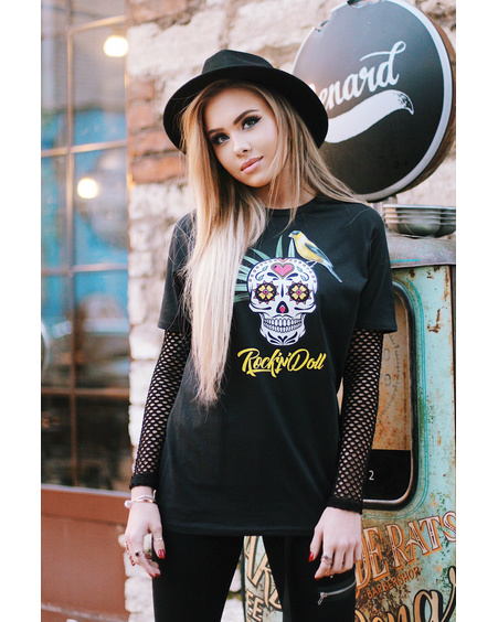 ROCK N DOLL T-SHIRT BLACK