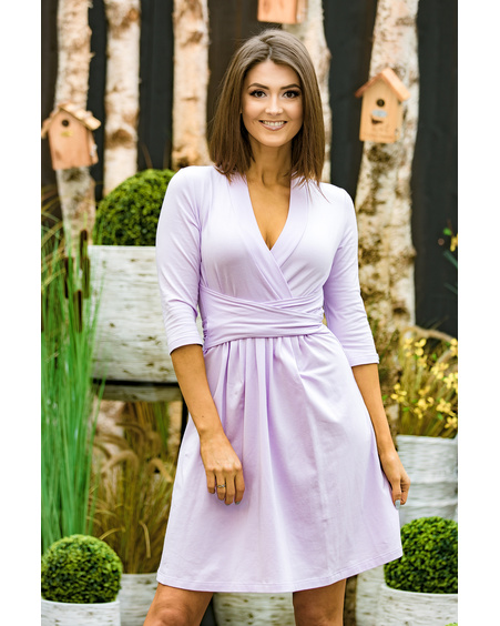 ELEGANT MINI DRESS LILAC