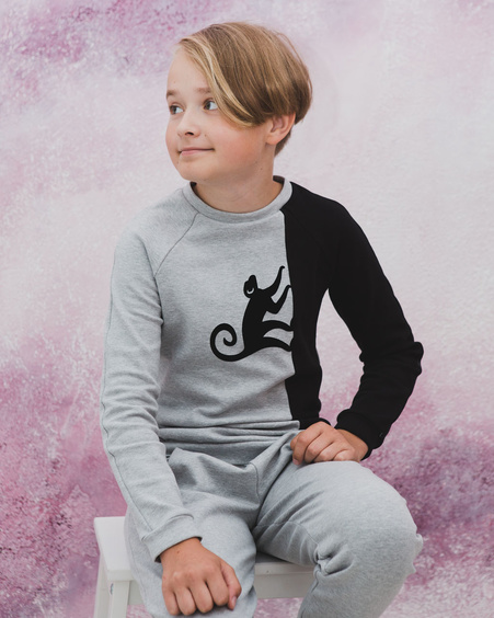 MONKEY TWAIN KIDS SWEATSHIRT GREY