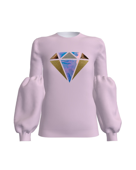 DIAMOND ALICE SWEATSHIRT MAUVE