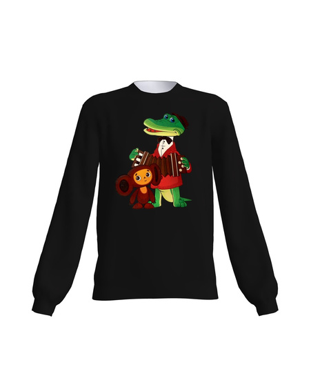 TŠEBURAŠKA&GENA MEN SWEATSHIRT BLACK