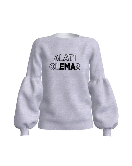 ALATI OLEMAS ALICE SWEATSHIRT LIGHT GREY