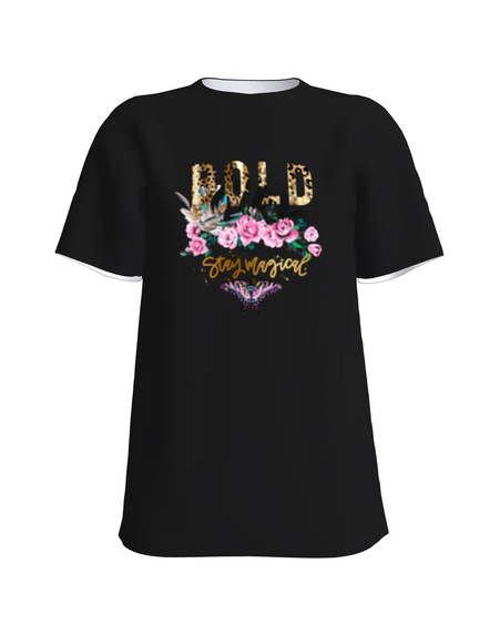 BOLD GIRL T-Shirt H UNISEX black